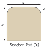Standard Hearth Pad Diagram