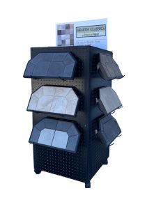 Vertical Sample Display Rack